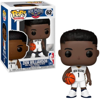 Funko POP Basketball New Orleans Pelicans - Zion Williamson 62 Vinyl Figure