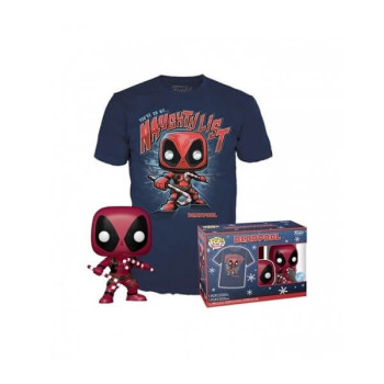 Funko Pop Tees Marvel Deadpool with Canes Figure & Tshirt Medium