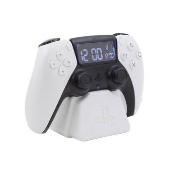 Paladone Playstation Ψηφιακό Επιτραπέζιο Ρολόι με Ξυπνητήρι PS5 Controller Alarm Clock Δώρο τπ Τροφοδοτικό