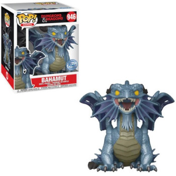 Funko POP Games Dungeons & Dragons - Bahamut Metallic 946 Super-sized Vinyl Figure Special Edition Exclusive