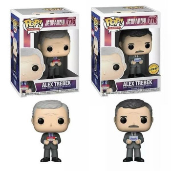 Funko POP Bundle of 2 Television Jeopardy! - Alex Trebek & Chase 776 Vinyl Figures