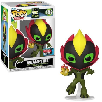 Funko POP Animation Ben 10: Alien Force - Swampfire 1202 52 Vinyl Figure 2022 Fall Convention Exclusive 