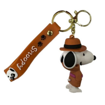 3D Μπρελόκ Σιλικόνης Peanutes - Snoopy 8 εκ.
