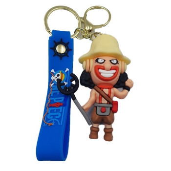 3D Μπρελόκ Σιλικόνης One Piece - Usopp 8 εκ