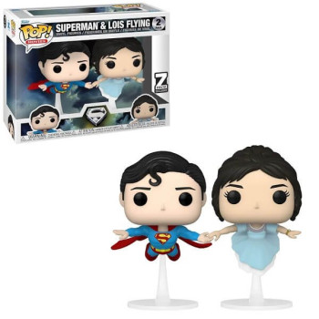 Funko POP Movies Superman - Superman & Lois Flying 2-pack Vinyl Figures Zavvi Exclusive