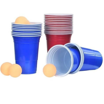 Παιχνίδι ενηλίκων Beer Pong 24 Ποτήρια 24 Μπαλάκια
