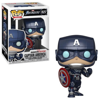 Funko POP Games Avengers - Captain America (GameVerse) 627 Bobble-Head