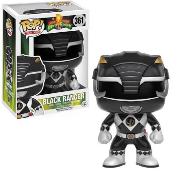 Funko POP Television Power Rangers - Black Ranger 361 Vinyl Figure