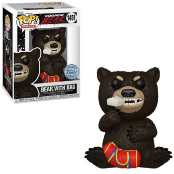 Funko POP Movies Cocaine Bear - Bear with Bag 1451 Vinyl Figure Special Edition Exclusive