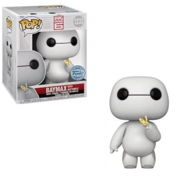 Funko POP Disney Big Hero 6 - Baymax with Butterfly 1223 Super-sized 6" Vinyl Figure Special Edition Exclusive