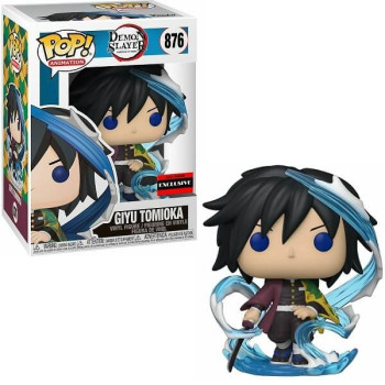 Funko POP Animation Demon Slayer - Giyu Tomioka 876 Vinyl Figure AAA Anime Exclusive