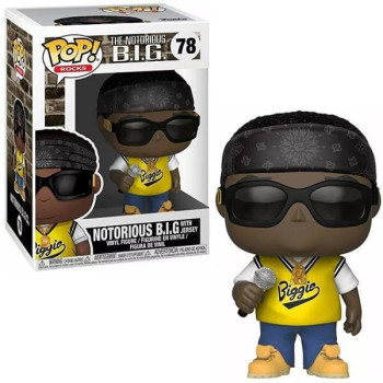 Funko POP Rocks Notorious B.I.G. - B.I.G. with Jersey 78 Vinyl Figure