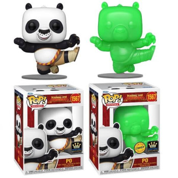 Funko POP Bundle of 2 Movies Kung Fu Panda - Po & Chase 1567 Vinyl Figure Funko Specialties Exclusive