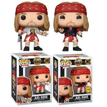 Funko POP Bundle of 2 Rocks Guns 'N' Roses - Axl Rose & Chase 397 Vinyl Figure