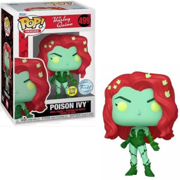 Funko Heroes Harley Quinn - Poison Ivy GitD 499 Vinyl Figure Special Edition