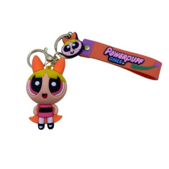 3D Μπρελόκ Σιλικόνης The Powerpuff Girls - Blossom - 8 εκ.