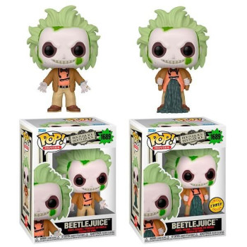 Funko POP Bundle of 2 Movies Beetlejuice Beetlejuice - Beetlejuice & Chase 1689 Vinyl Figures