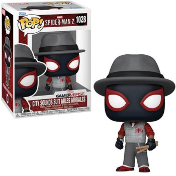 Funko POP Marvel GamerVerse Spider-Man 2 - City Sounds Suit Miles Morales 1028 Bobble-Head