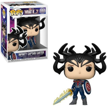 Funko POP Marvel What If? - Infinity Captain Carter 1464 Bobble-Head