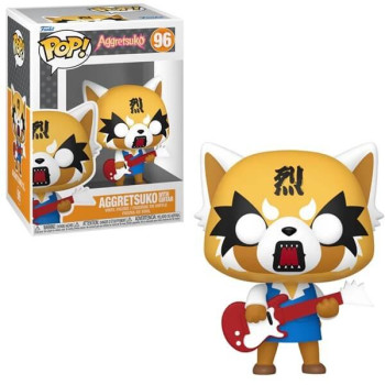 Funko POP Animation Aggretsuko - Aggretsuko with Guitar 96 Vinyl Figure 