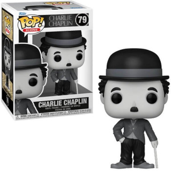 Funko POP Icons Charlie Chaplin - Charlie Chaplin 79 Vinyl Figure