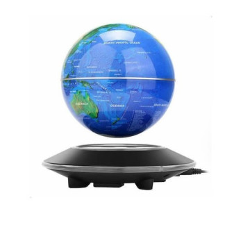 Αιωρούμενη Γεωφυσική Υδρόγειος Σφαίρα με Φωτιζόμενη Βάση