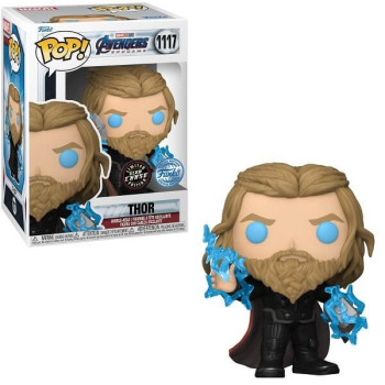 Funko POP Marvel Avengers Endgame - Thor Chase GiTD 1117 Bobble-Head Special Edition Exclusive