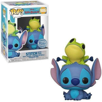 Funko Pop Disney Lilo & Stitch - Stitch with Frog 986 Vinyl Figure Special Edition