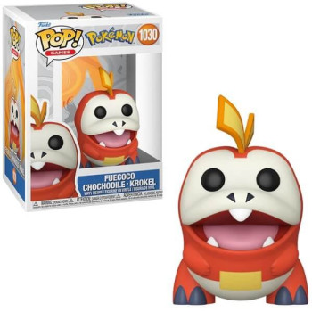 Funko POP Games Pokemon - Fuecoco (Chochodile-Krokel) 1030 Vinyl Figure 