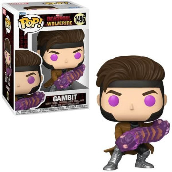 Funko POP Marvel Studios Deadpool & Wolverine - Gambit 1496 Bobble-Head 