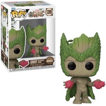 Funko POP Marvel We are Groot - Groot as Scarlet Witch 1395 Bobble-Head