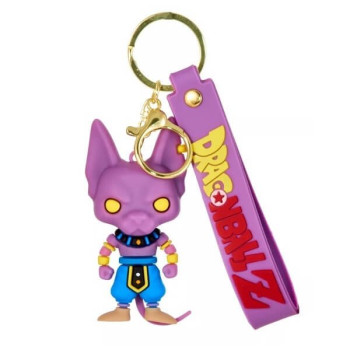 3D Μπρελόκ Σιλικόνης DragonBall Z - Beerus 8 εκ. 