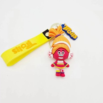 3D Μπρελόκ Σιλικόνης Trolls - DJ Suki 8 εκ.