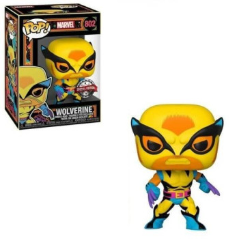Funko POP Marvel - Wolverine Black Light 802 Bobble-Head Special Edition