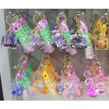 Ακρυλικό Μπρελόκ - Charm με Γκλίτερ και Αιωρούμενο Στοιχείο