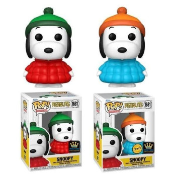 Funko POP Television Bundle of 2 Peanuts - Snoopy & Chase 1681 Vinyl Figures Special Edition