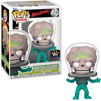 Funko POP Movies Mars Attacks! - Martian Soldier 1877 Vinyl Figure Specialty Series Exclusive