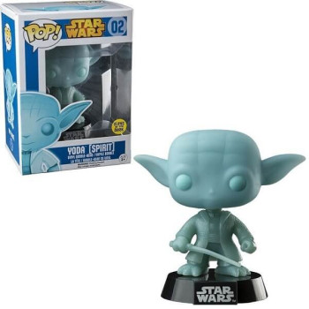 Funko POP Movies Star Wars - Yoda (Spirit) GitD 02 Bobble-Head