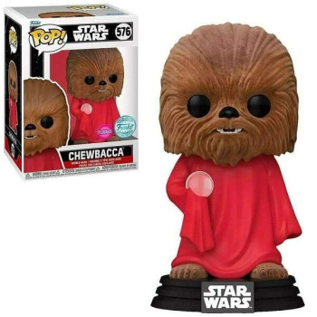 Funko POP Movies Star Wars - Chewbacca Flocked 576 Bobble-Head Special Edition