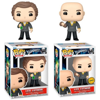 Funko POP Heroes Bundle of 2 Superman: The Movie - Lex Luthor & Chase 540 Vinyl Figures