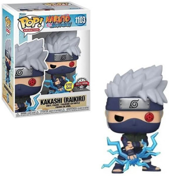 Funko POP Animation Naruto Shippuden - Kakashi (Raikiri) GiTD 1103 Vinyl Figure Special Edition