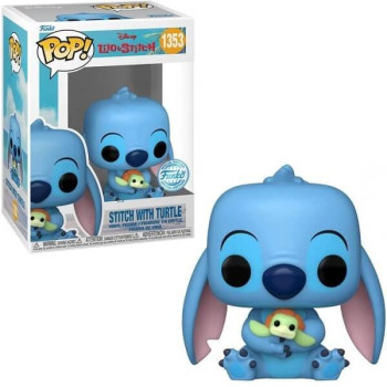 Funko Pop Disney Lilo & Stitch - Stitch with Turtle 1353 Vinyl Figure