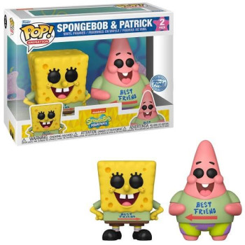 Funko POP Animation Spongebob Squarepants - SpongeBob & Patrick 2-pack Vinyl Figures Special Edition 