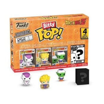 Funko Bitty POP! Animation Dragon Ball Z - Frieza 4th Form, Super Saiyan Goku, Piccolo & Chase Mystery 4-Pack Vinyl Figures