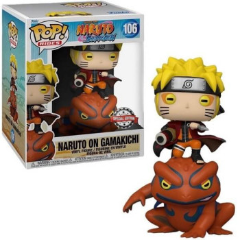 Funko POP Rides Naruto Shippuden - Naruto on Gamakichi 106 Vinyl Figure Special Edition
