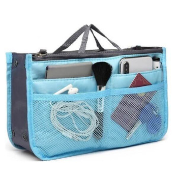 Οργανωτής Τσάντας με Πολλές Θήκες & Φερμουάρ - Γαλάζιο