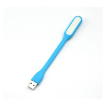 Mini Ευλύγιστο Φωτιστικό Laptop USB COB LED Μεγάλης Φωτεινότητας - Μπλε