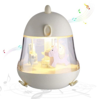 Παιδικό Φωτιστικό Καρουζέλ Με Μουσική - Cute Chick - Κίτρινο