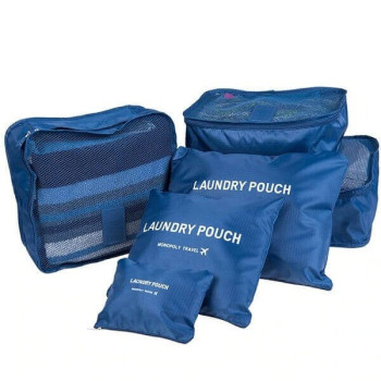 Οργανωτής Βαλιτσών σετ 6 τεμαχίων - Μπλέ