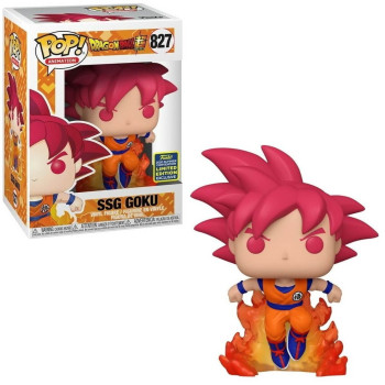 Funko POP Dragon Ball Super - SSG Goku 827 Vinyl Figure 2020 Summer Convention Exclusive